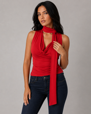 Arielle Draped Halter Top