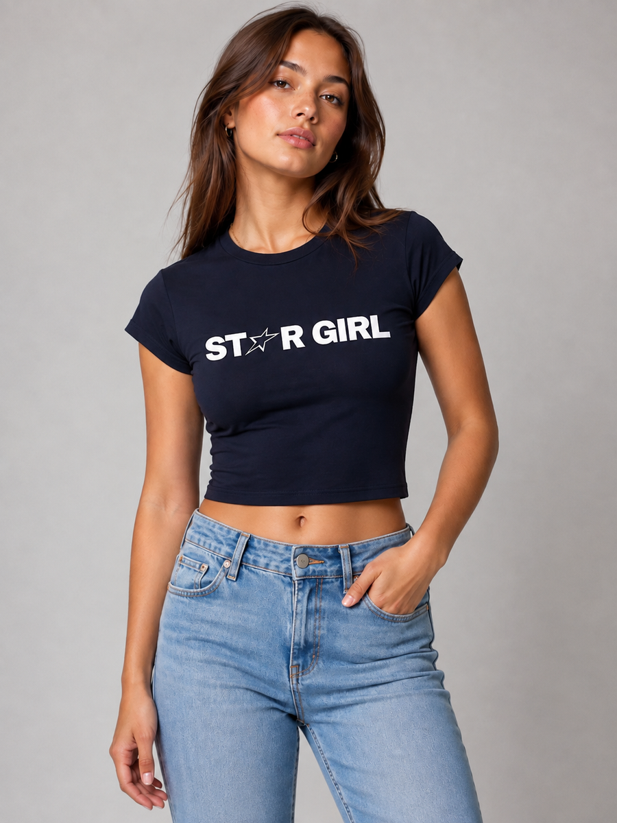 Romy Retro Graphic Baby Tee