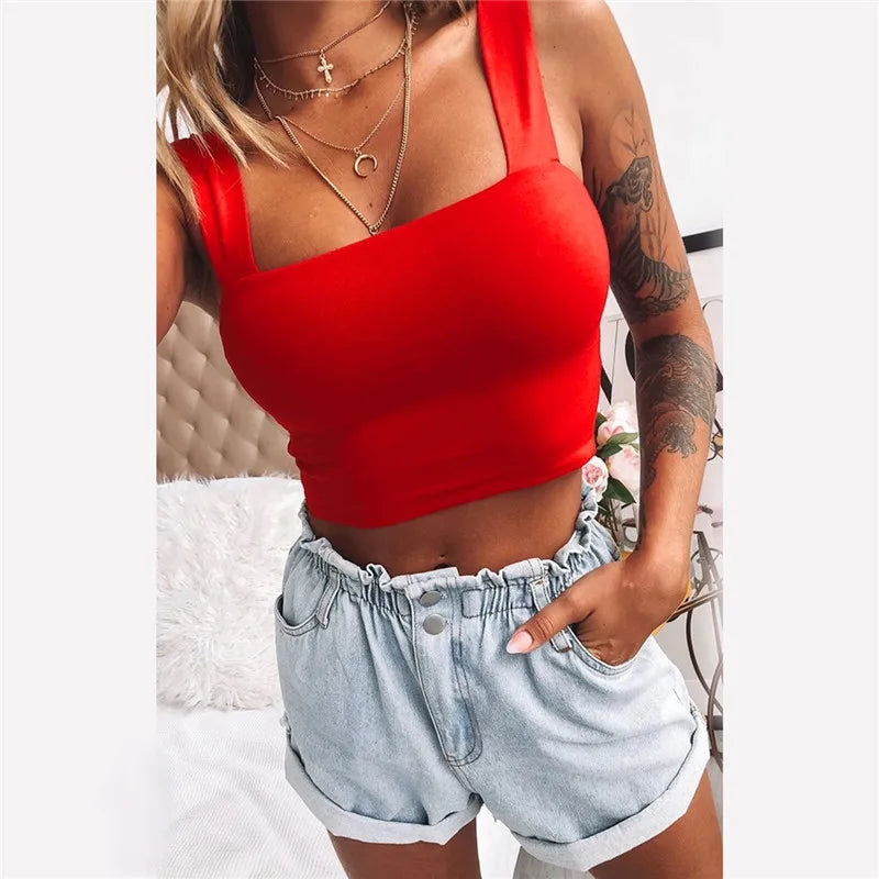 Thea Halter Crop Top — alternate view 4