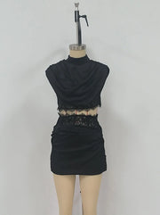 Allegra Lace Ruched Mini Co-Ord product view 11