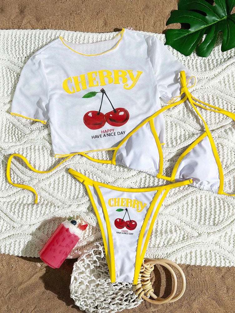 Ceri Cherry Bikini Set product view 20