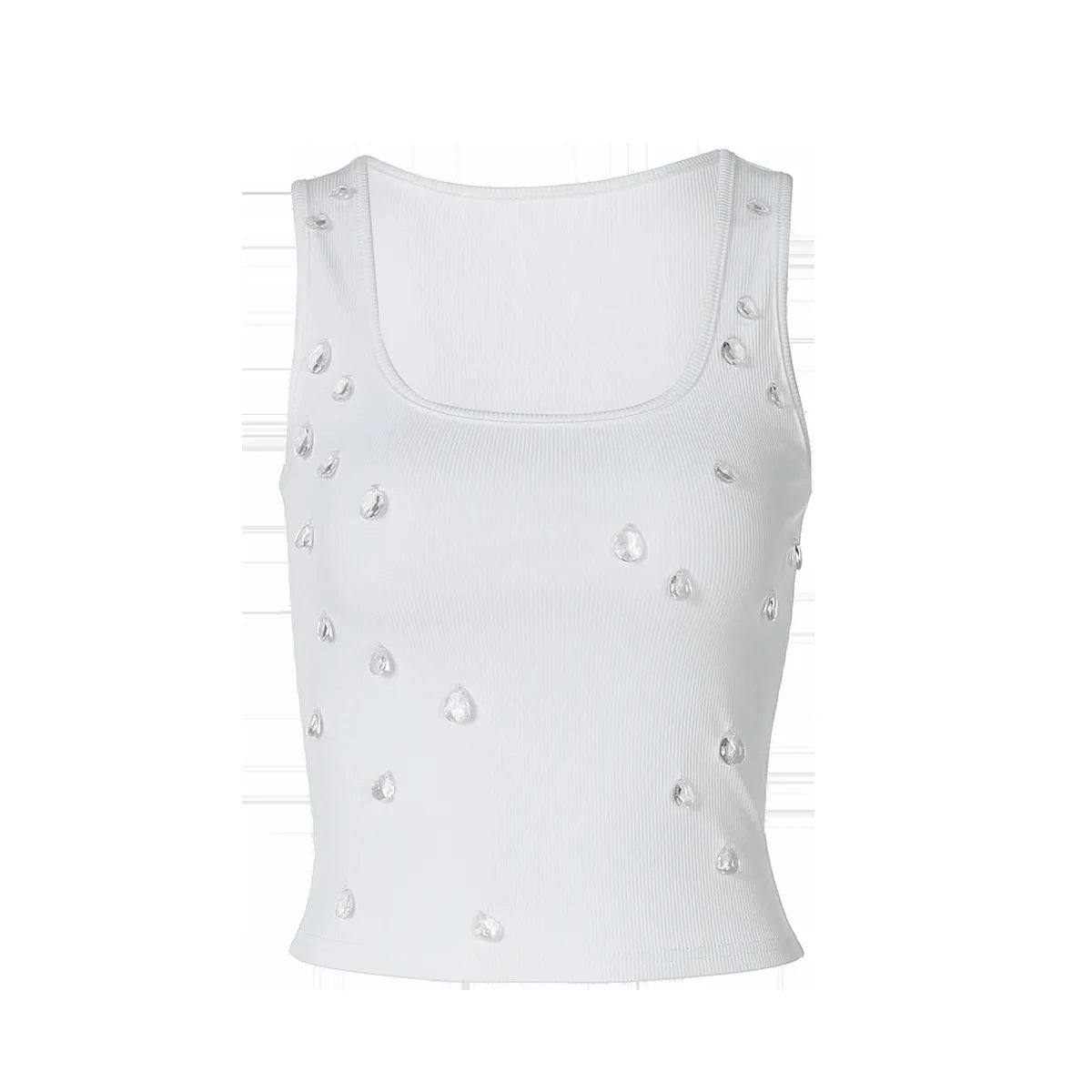 Inez Crystal Ribbed Tank product view 18