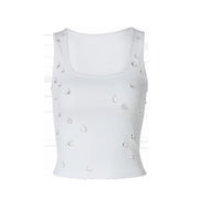 Inez Crystal Ribbed Tank product view 18