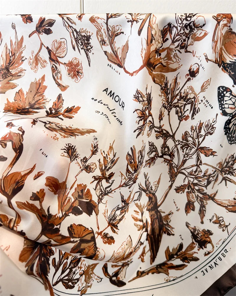 Celia Butterfly Satin Scarf product view 10