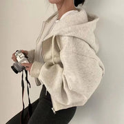 Nola Cropped Zip Hoodie product view 10
