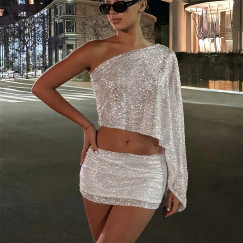 Elara Sequin Cape Co-Ord product view 3