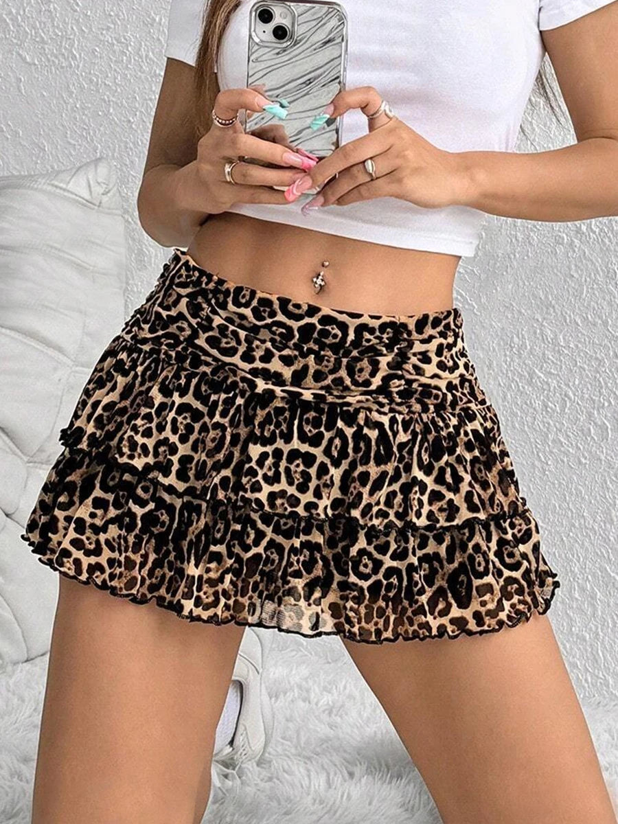 Flora Ruffle Bloomer Mini Skirt product view 6