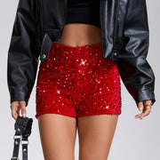 Amara Sequin Micro Shorts — alternate view 7