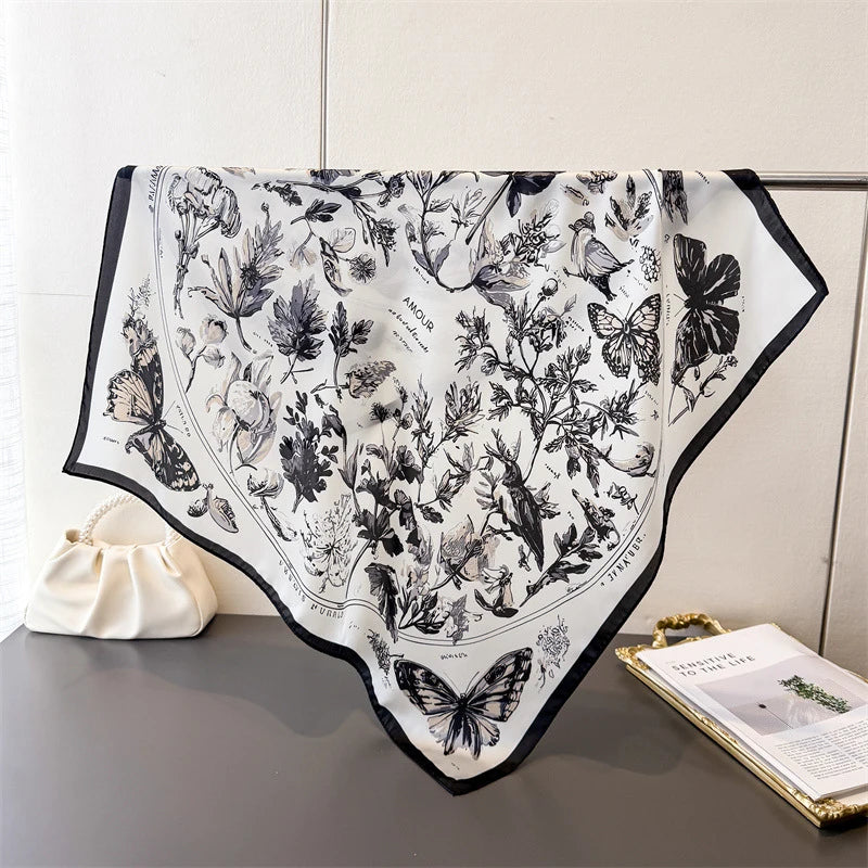 Celia Butterfly Satin Scarf product view 21