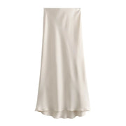 Nelle Satin Midi Skirt — alternate view 12