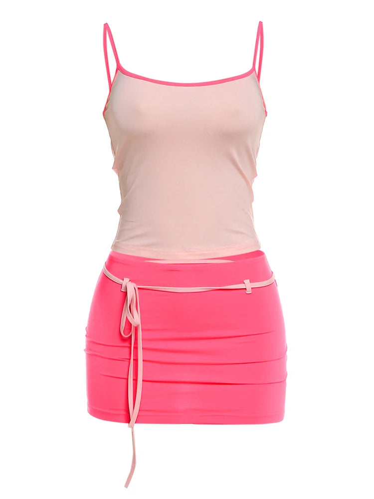 Dalia Fringe Mini Skirt Co-Ord product view 27