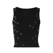 Inez Crystal Ribbed Tank product view 24