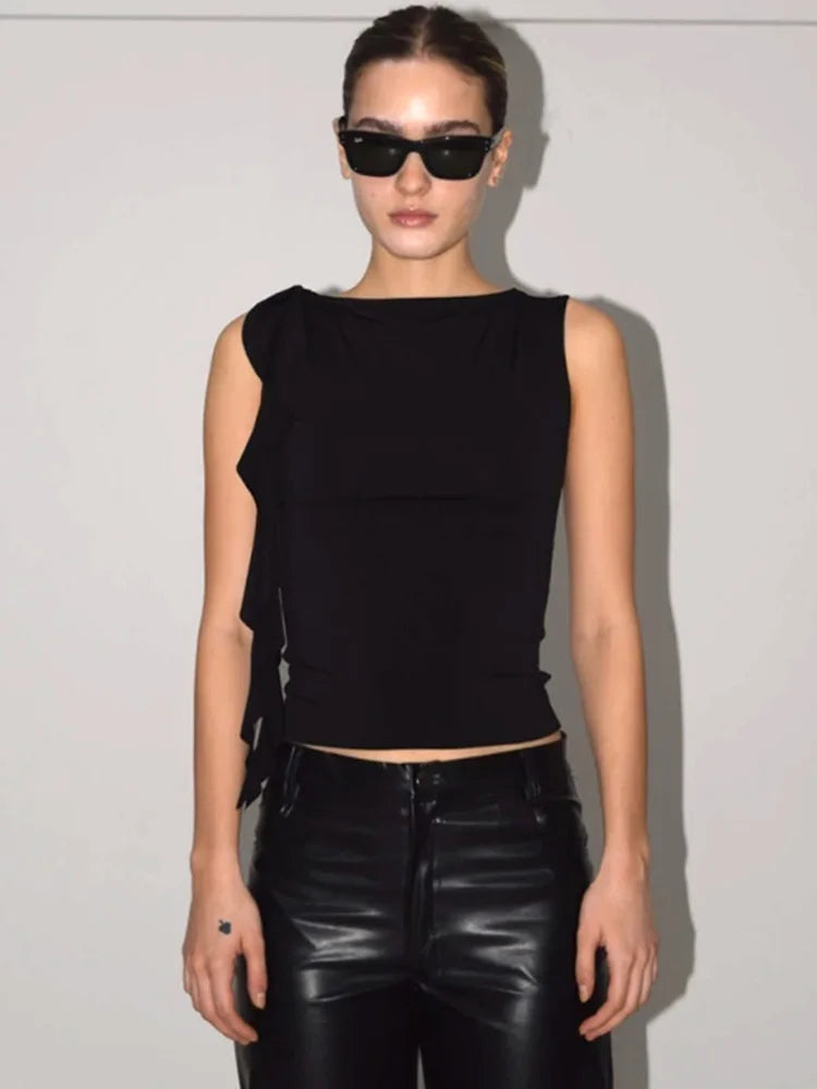Sienna Fringe Crop Top product view 3
