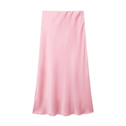 Nelle Satin Midi Skirt — alternate view 10
