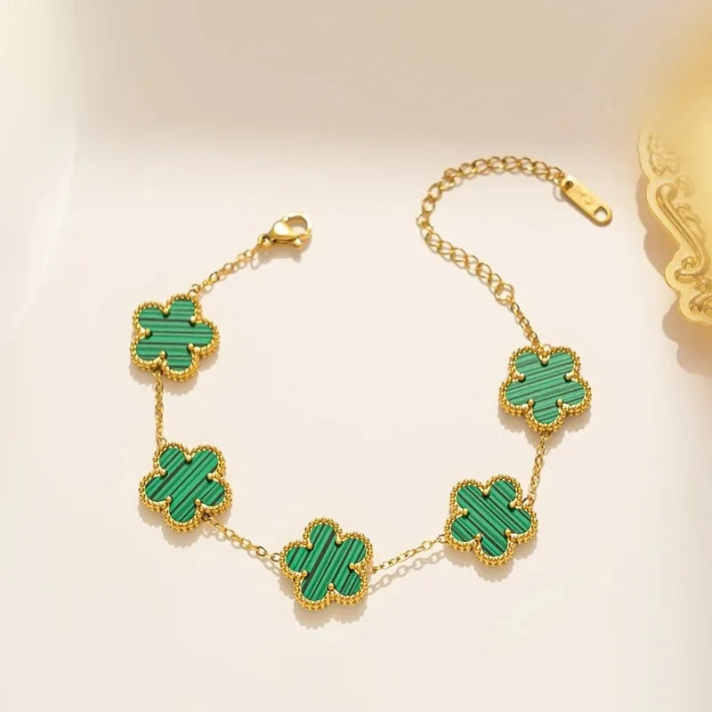Clover Enamel Bracelet — alternate view 3