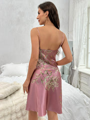 Leonie Satin Slip Nightdress — alternate view 3