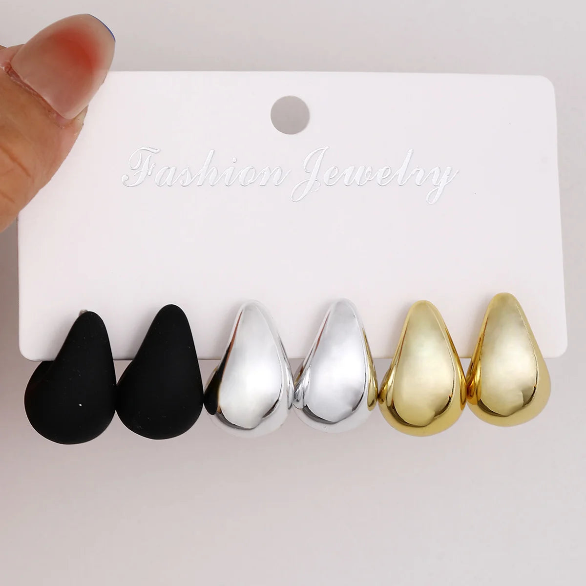 Elodie Teardrop Earring Set product view 5