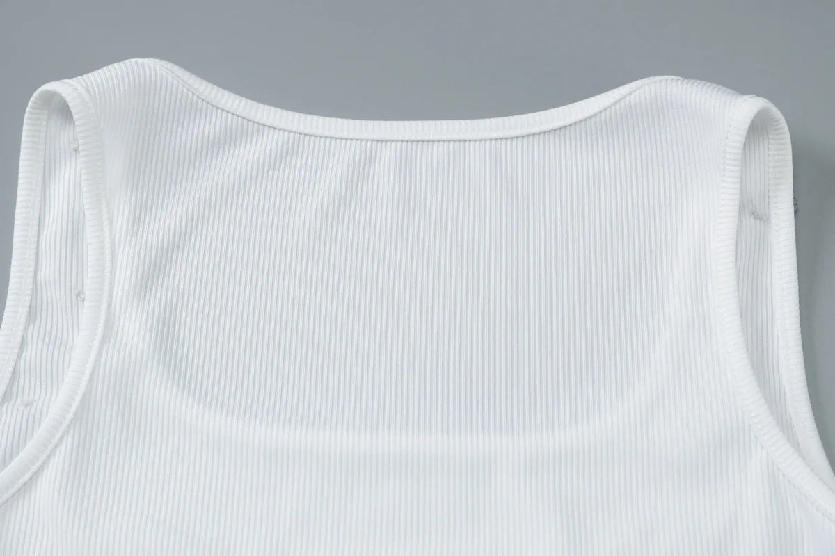 Inez Crystal Ribbed Tank product view 13