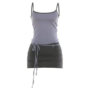 Dalia Fringe Mini Skirt Co-Ord product view 25