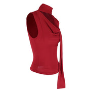 Arielle Draped Halter Top product view 19