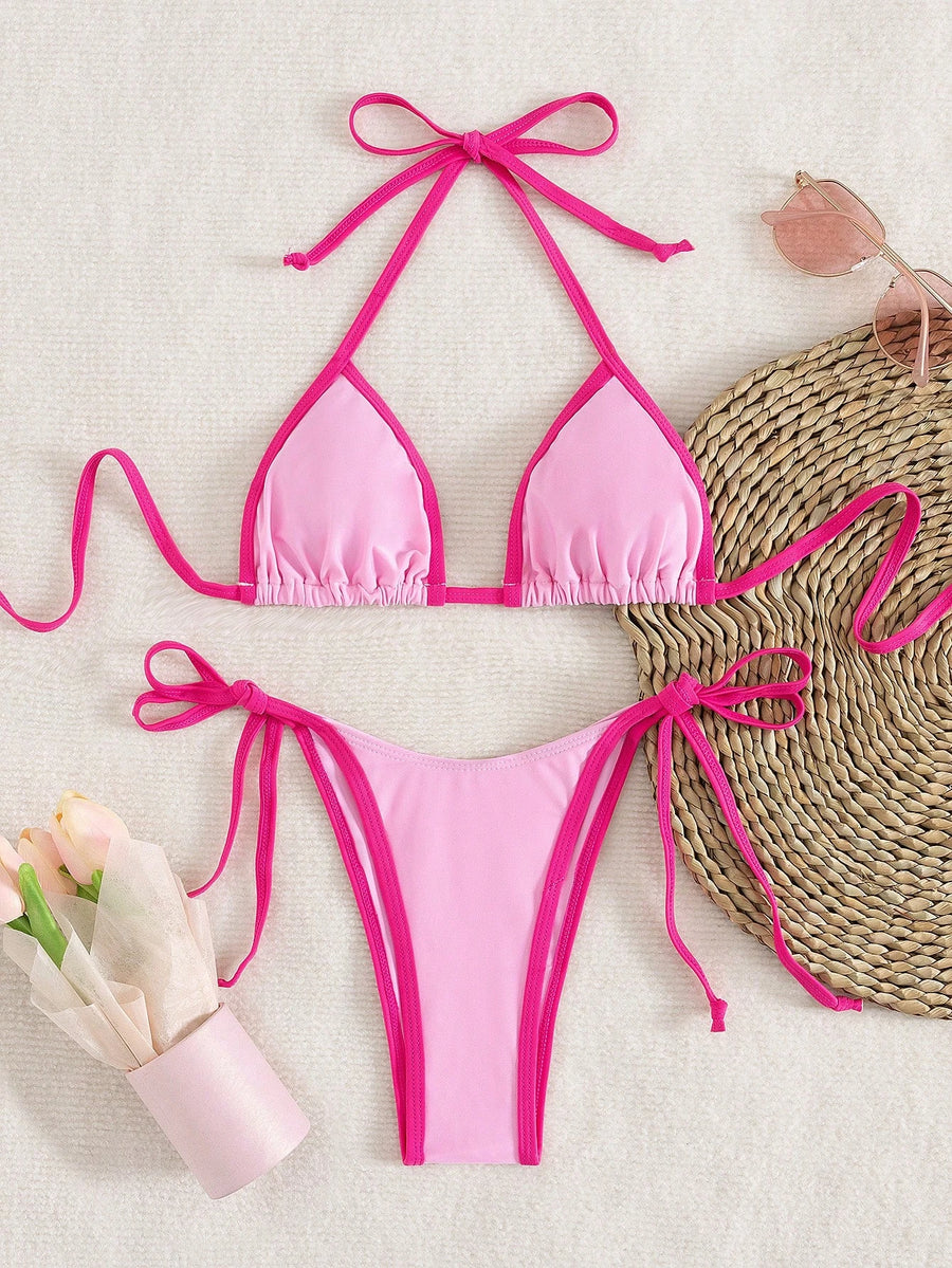 Capri Contrast Micro Bikini — Luxe Bae product image