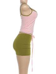 Dalia Fringe Mini Skirt Co-Ord product view 4