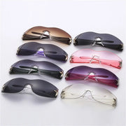Nyx Rimless Wrap Sunglasses product view 7