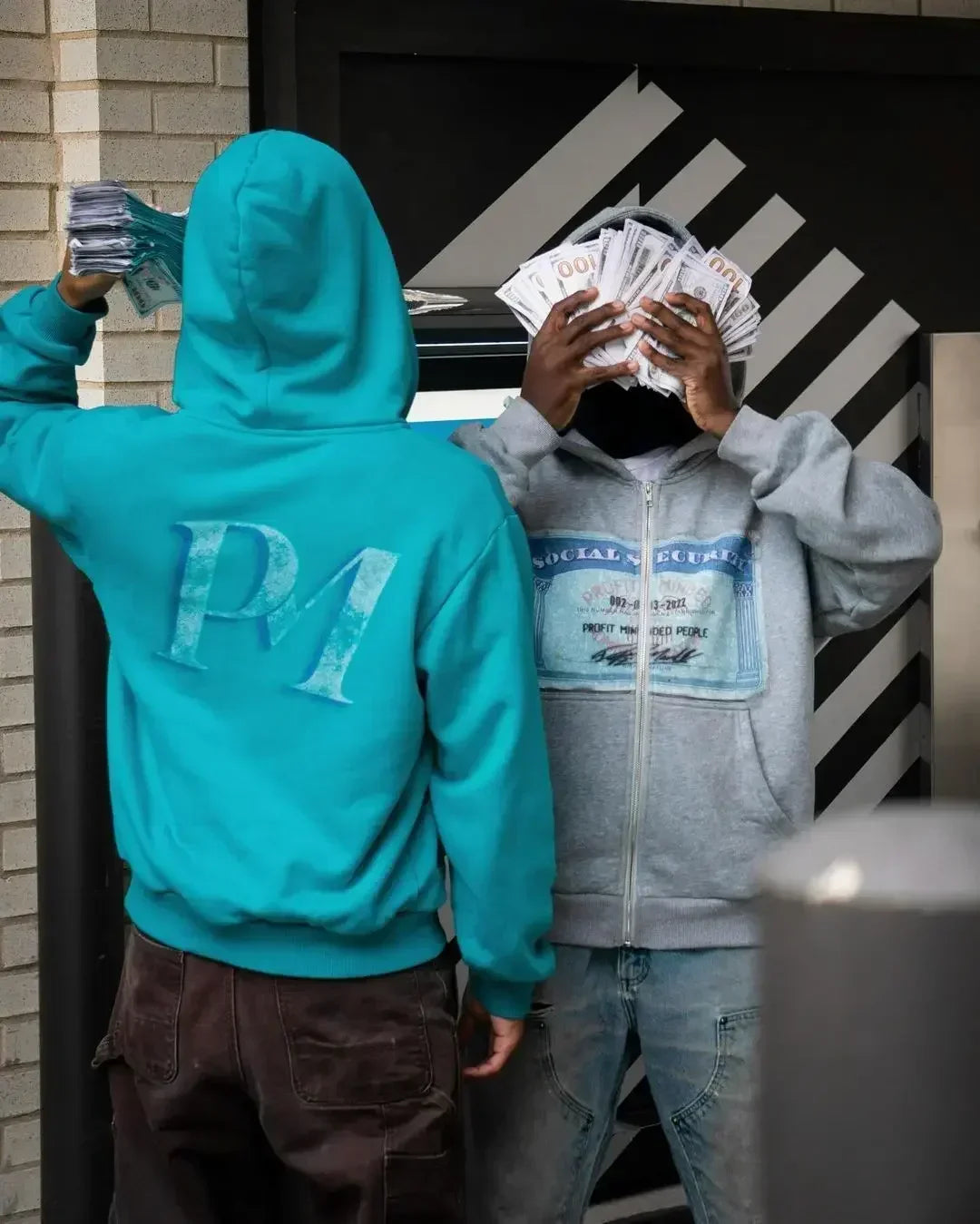 Kiki Printed Zip Hoodie product view 11