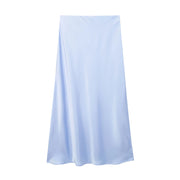 Nelle Satin Midi Skirt — alternate view 6