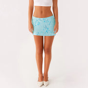 Amara Sequin Pearl Mini Skirt product view 5