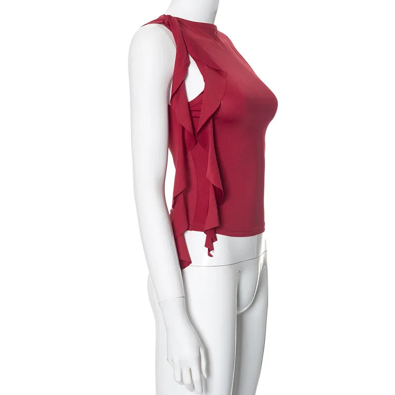 Sienna Fringe Crop Top product view 14