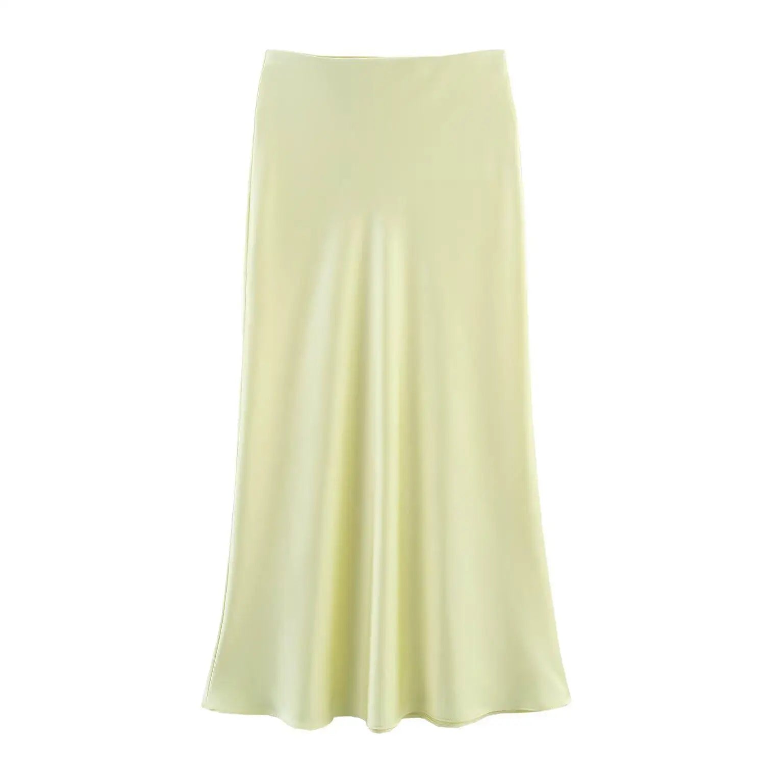 Nelle Satin Midi Skirt — alternate view 9