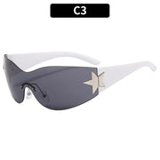 Nyx Rimless Wrap Sunglasses product view 21