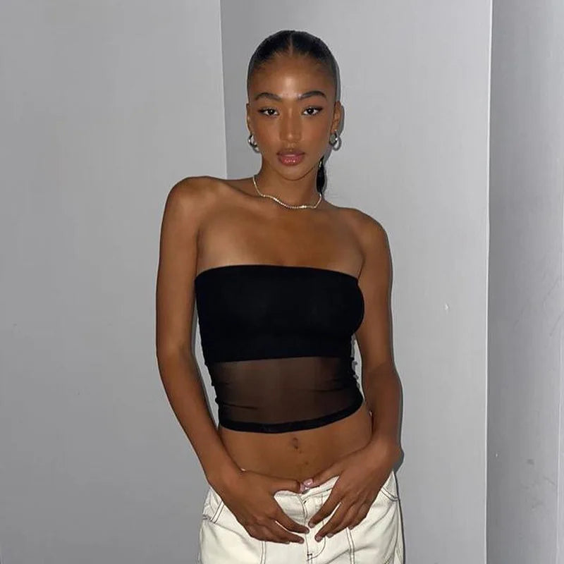 Celine Mesh Corset Top product view 8