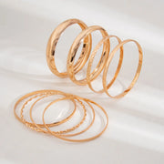 Maren Textured Bangle Set product view 8