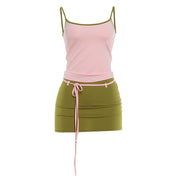 Dalia Fringe Mini Skirt Co-Ord product view 22