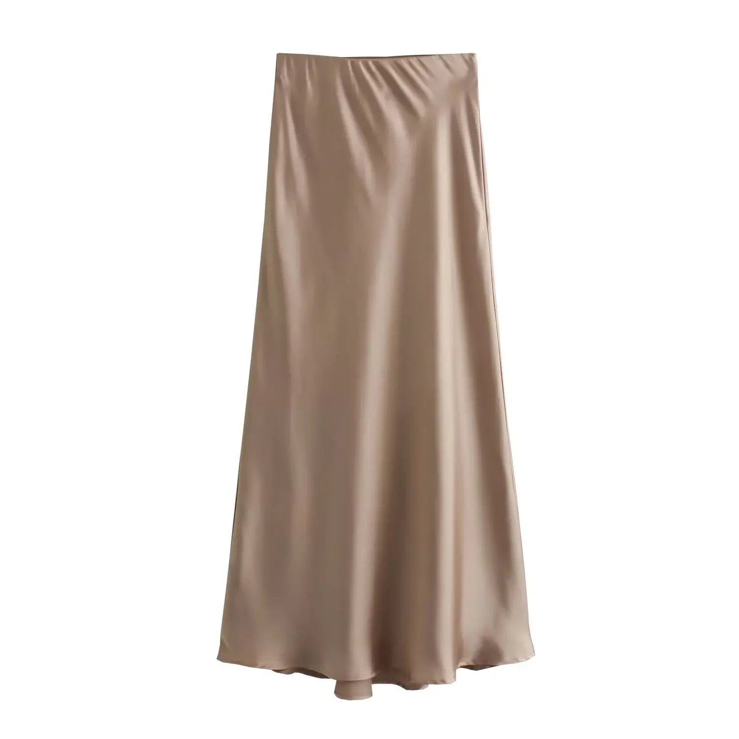 Nelle Satin Midi Skirt — alternate view 3