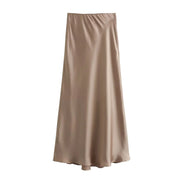 Nelle Satin Midi Skirt — alternate view 3