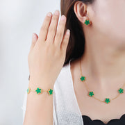 Clover Enamel Bracelet — Luxe Bae product image