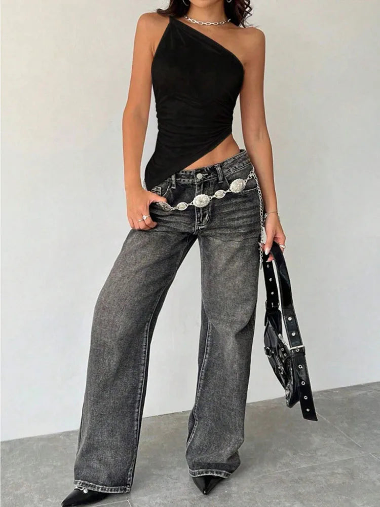Mila Asymmetric One-Shoulder Top product view 14