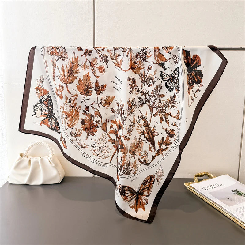 Celia Butterfly Satin Scarf product view 20