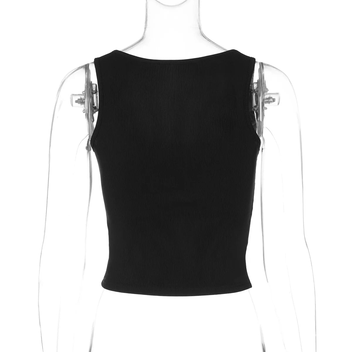 Inez Crystal Ribbed Tank product view 21