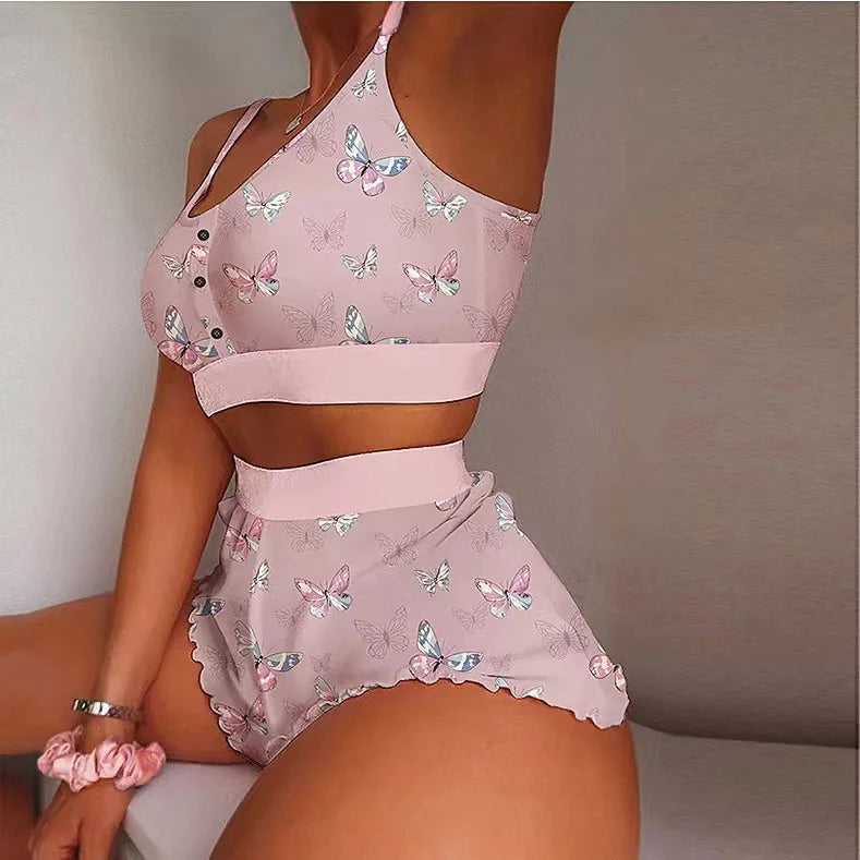 Cassia Printed Cami Lounge Set product view 6