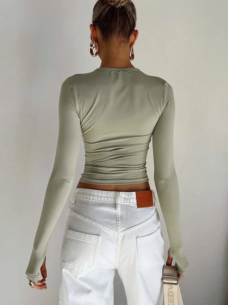 Kaia Halter Crop Top — alternate view 3