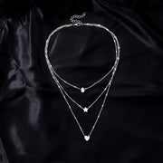 Delia Layered Crystal Necklace product view 13
