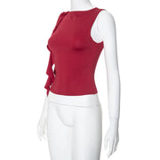 Sienna Fringe Crop Top product view 15
