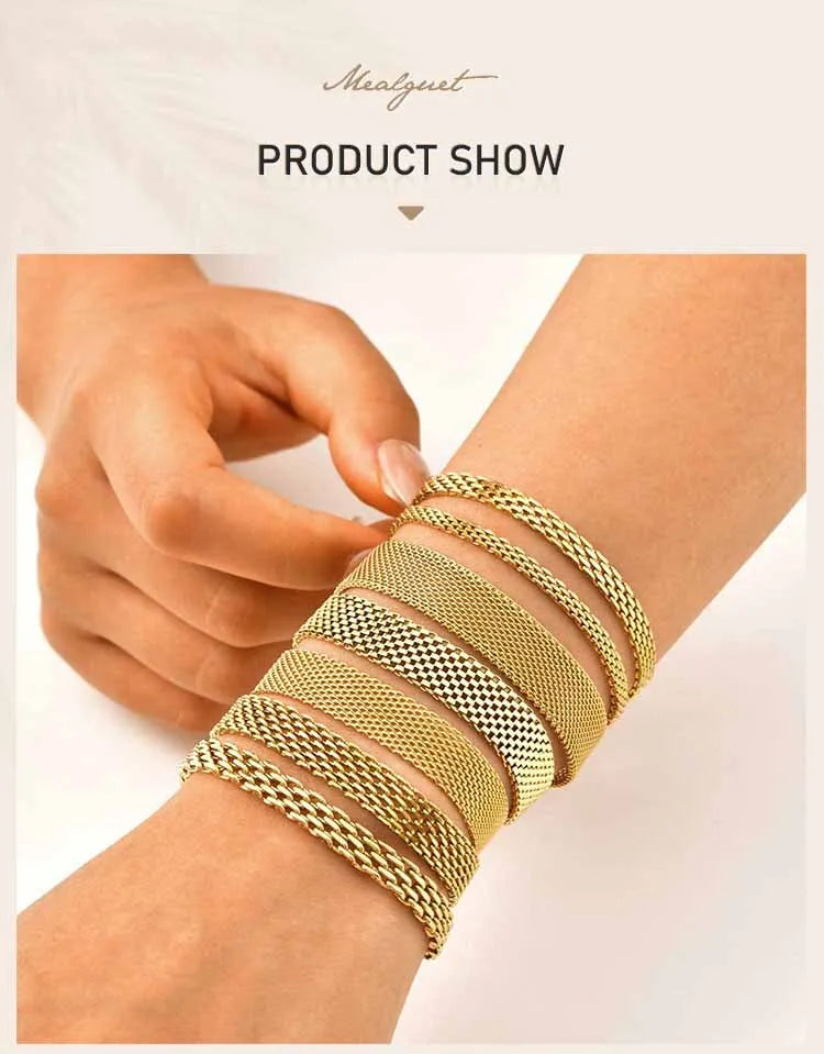 Sera Woven Mesh Bracelet product view 6