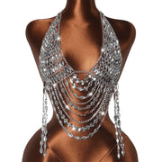 Aurelia Crystal Fringe Halter — alternate view 7