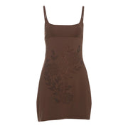 Anya Crystal Flower Mini Dress product view 4