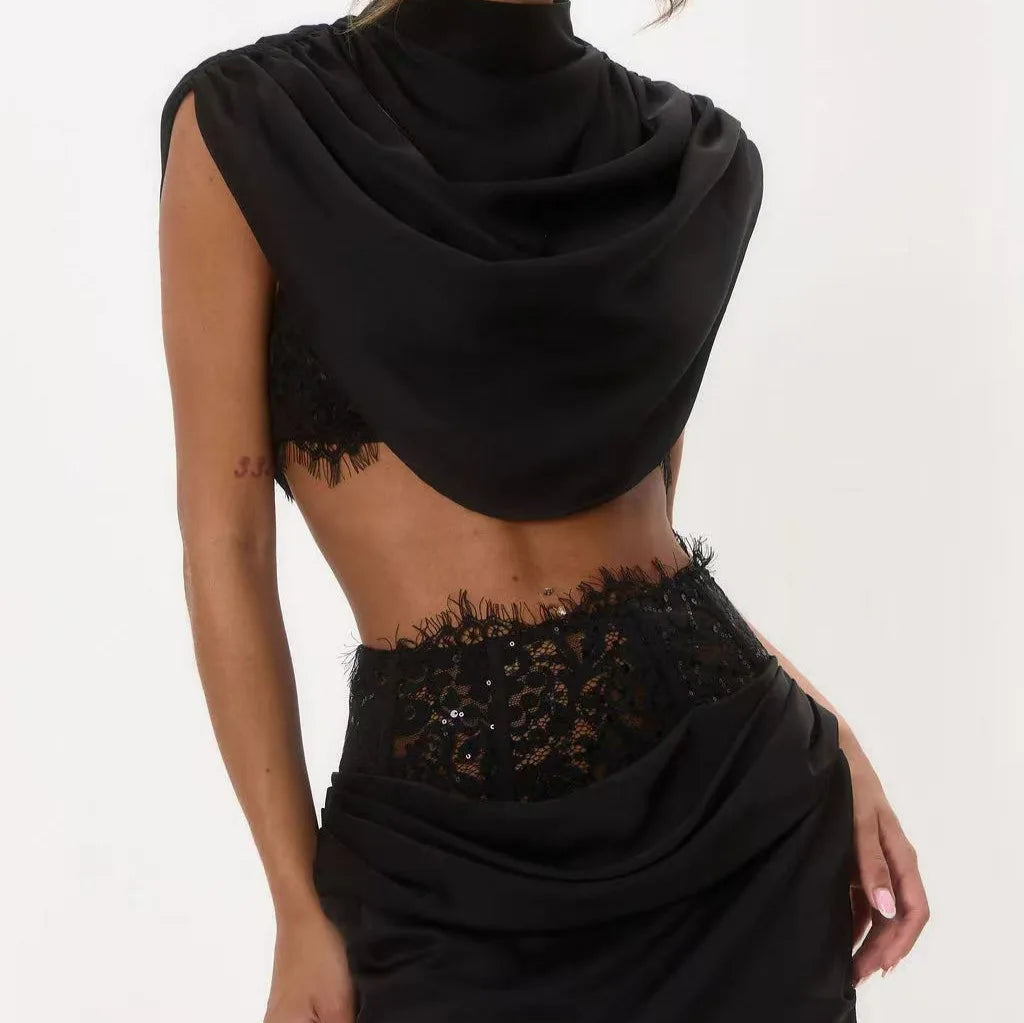 Allegra Lace Ruched Mini Co-Ord product view 18